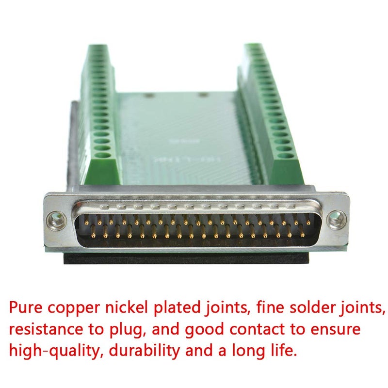 ANMBEST DB37 Solderless RS232 D-SUB Serial to 37-pin Port Terminal Male Adapter Connector Breakout Board - Image 2